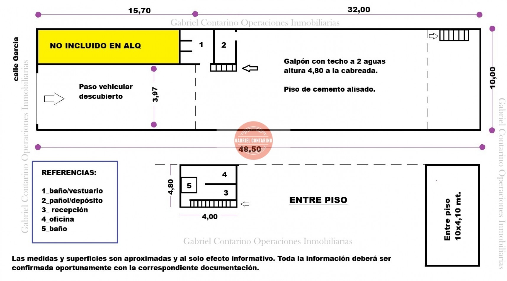 GALPON DEPOSITO 430 M2 - A MTS DE AV. HIPOLITO IRIGOYEN