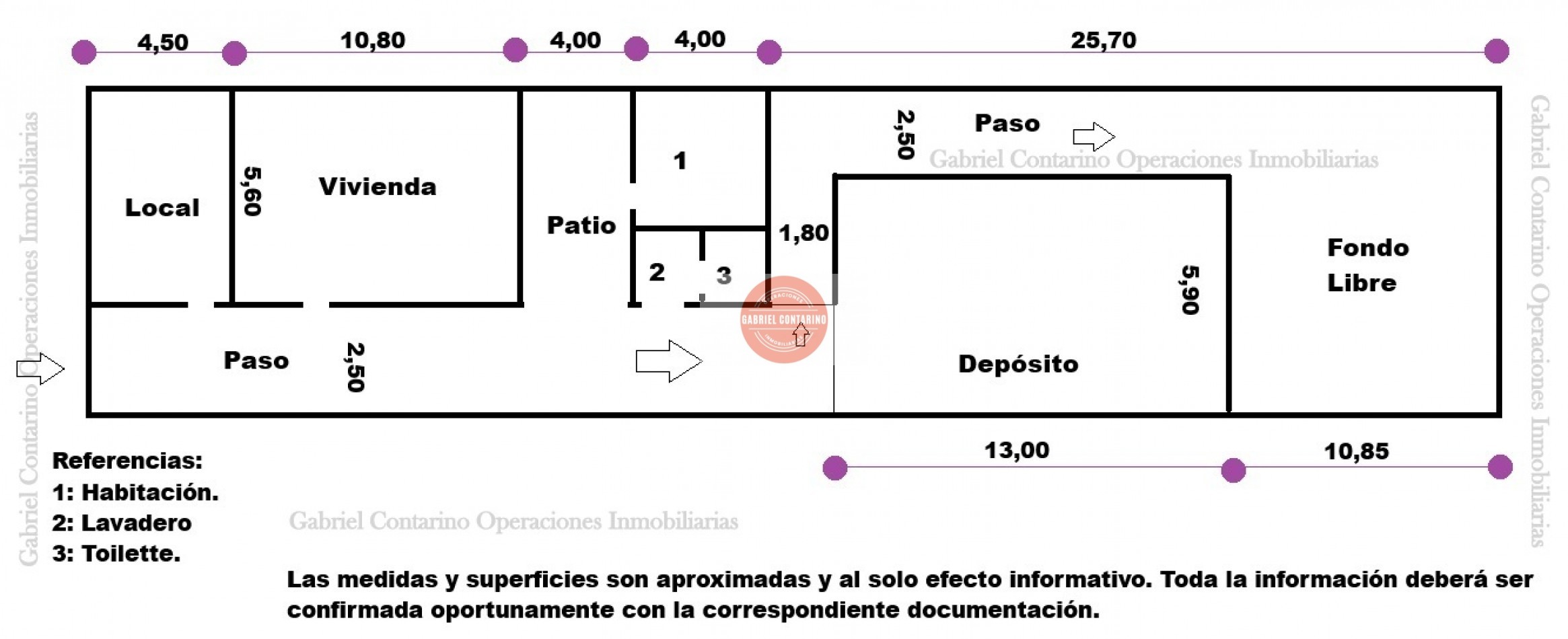 Local + Casa 3 Amb. + Deposito Y Fondo Libre - V. Dominico